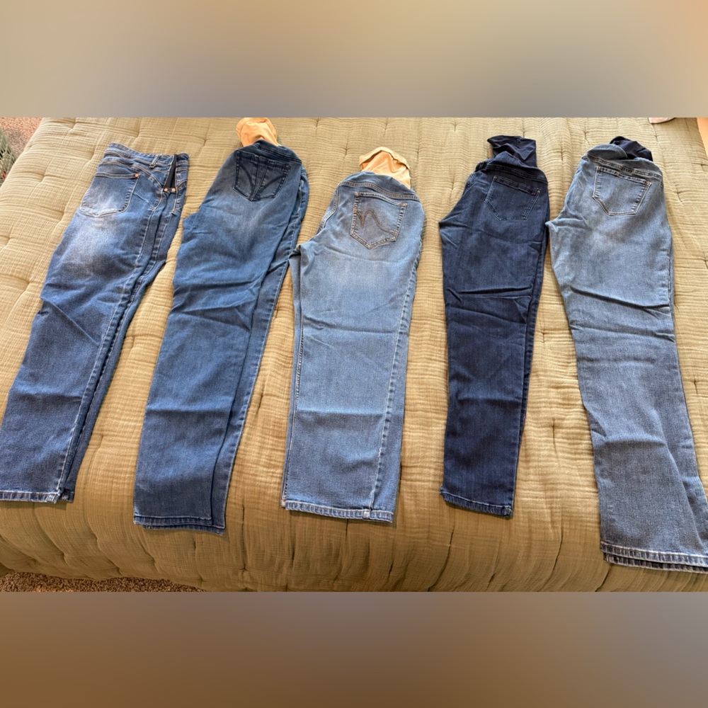 Indigo Blue Maternity Jeans Size XL